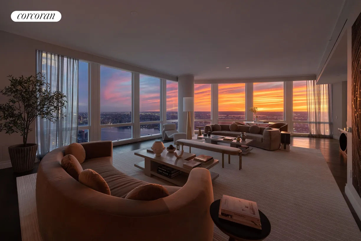 New York City Real Estate | View 35 Hudson Yards, 7801 | Living Room