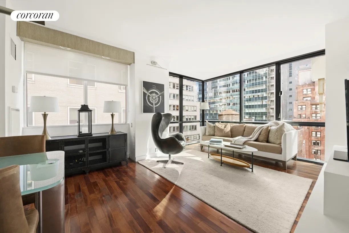 New York City Real Estate | View 60 East 55th Street, 16A | 1 Bed, 1 Bath