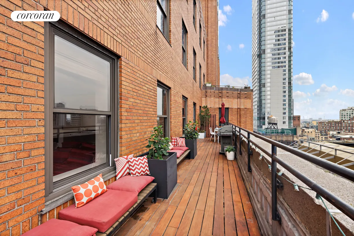 New York City Real Estate | View 365 Bridge Street, 13I | Wrap Terrace