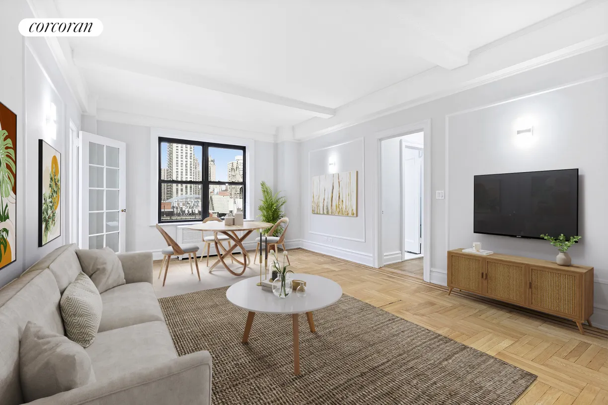 New York City Real Estate | View 215 West 92nd Street, 9G | Living Room