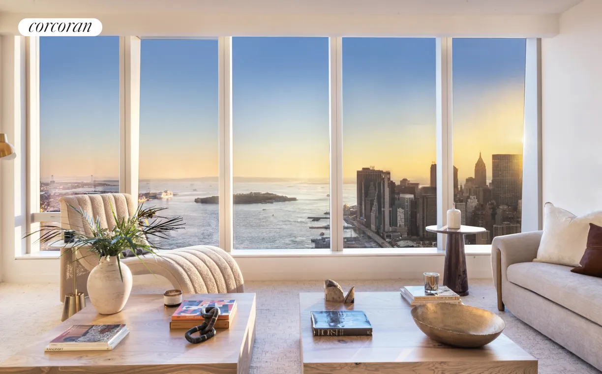 New York City Real Estate | View 252 South Street, 66J | 3 Beds, 3 Baths