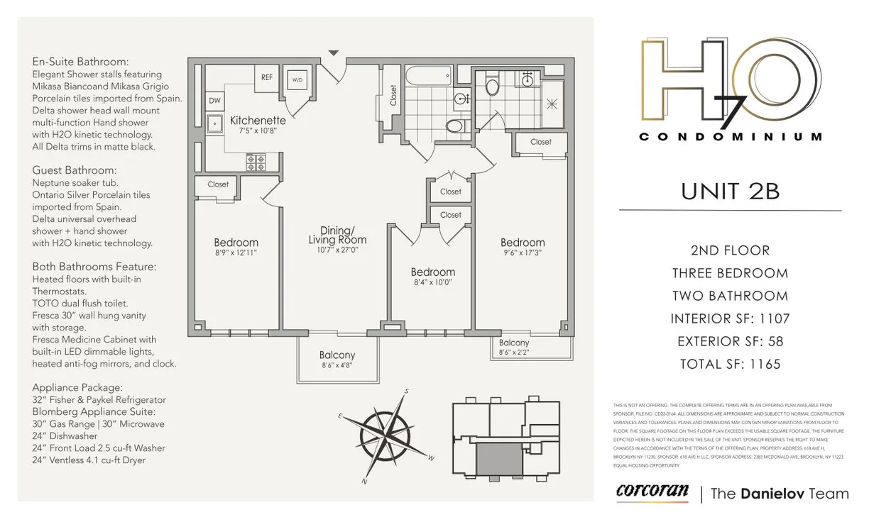 New York City Real Estate | View 618 Avenue H, 2B | Floorplan 2