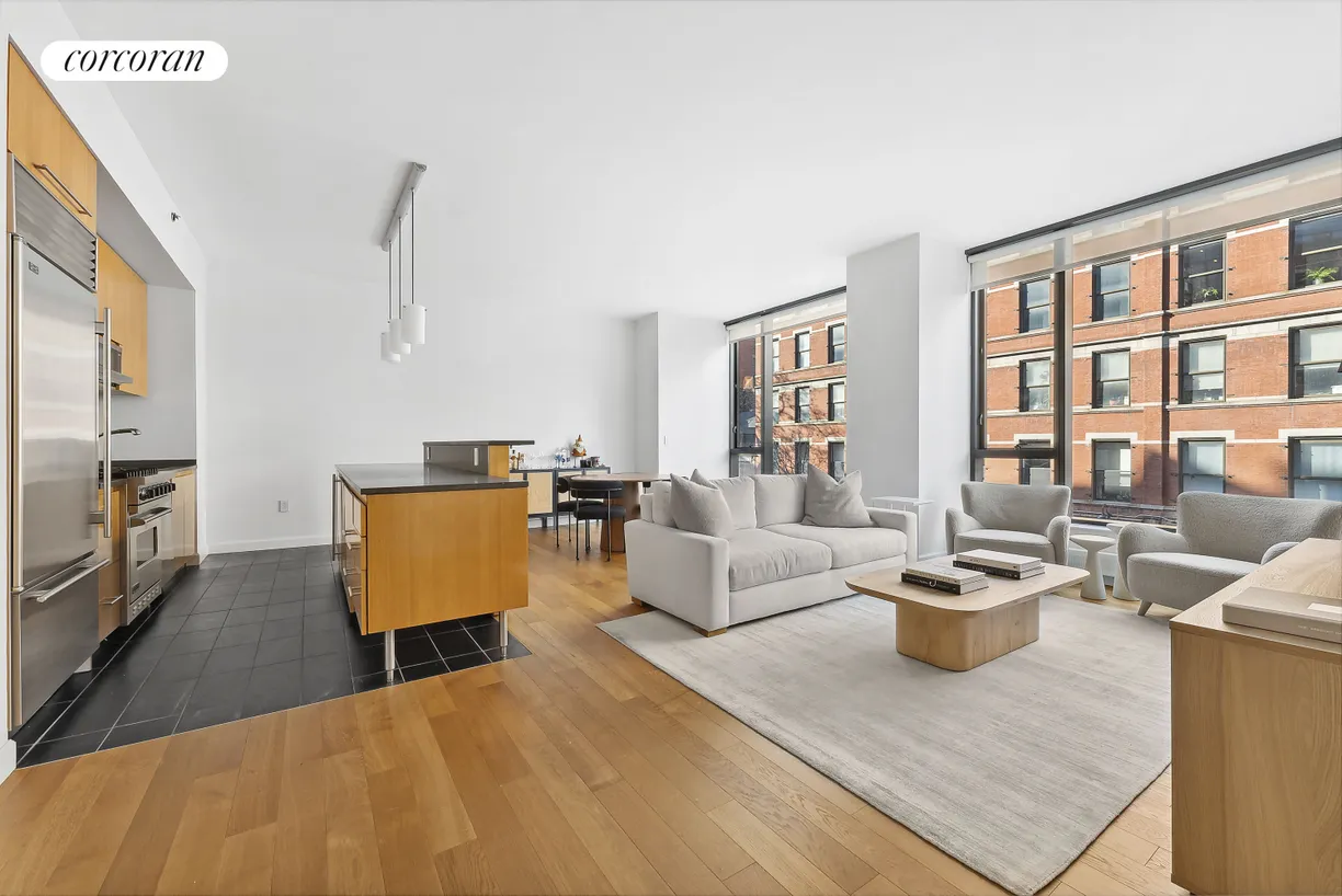 New York City Real Estate | View 505 Greenwich Street, 3B | 2 Beds, 2 Baths
