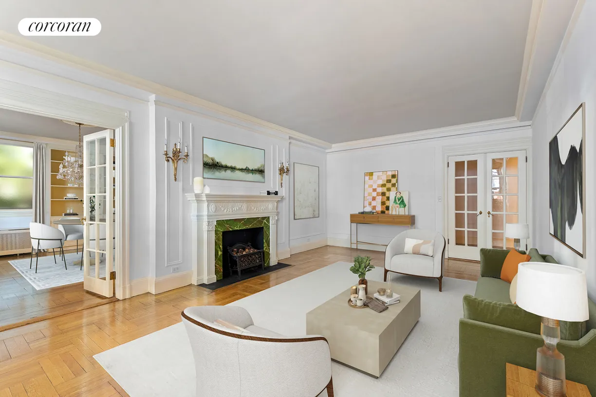 New York City Real Estate | View 173-175 Riverside Drive, 1G | Living Room