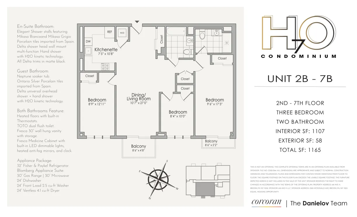 New York City Real Estate | View 618 Avenue H, 6B | Floorplan