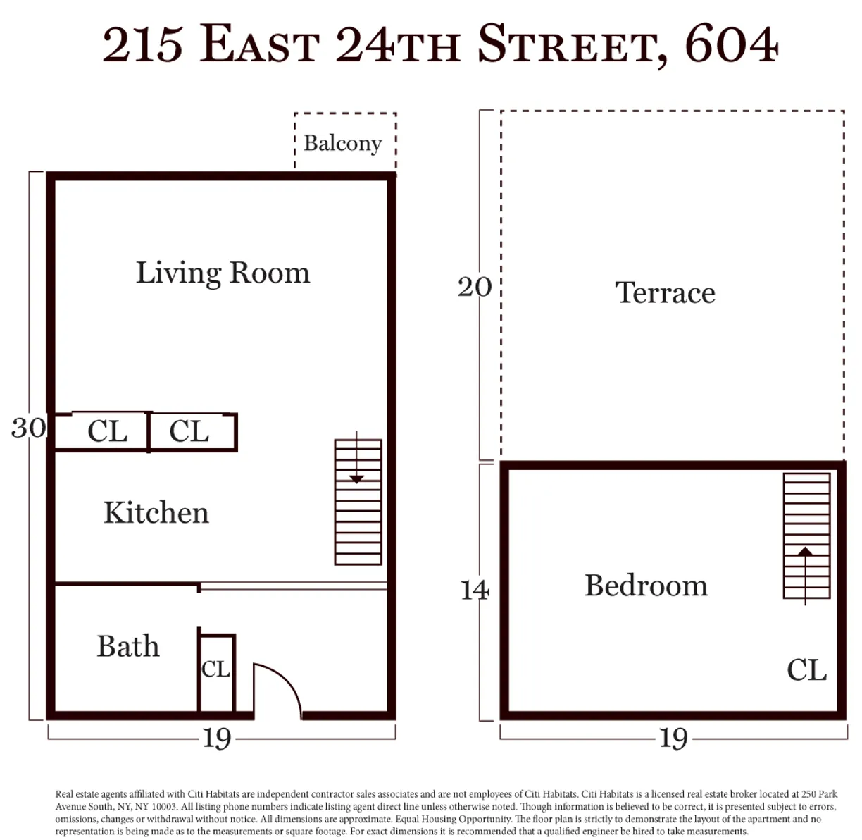 New York City Real Estate | View 215 East 24th Street, 122 | Floorplan