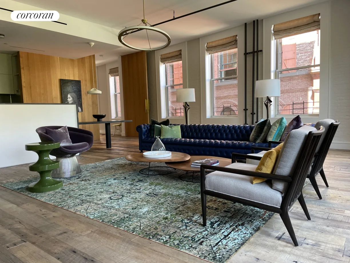 New York City Real Estate | View 285 Lafayette Street, 3E | Corner Living Room