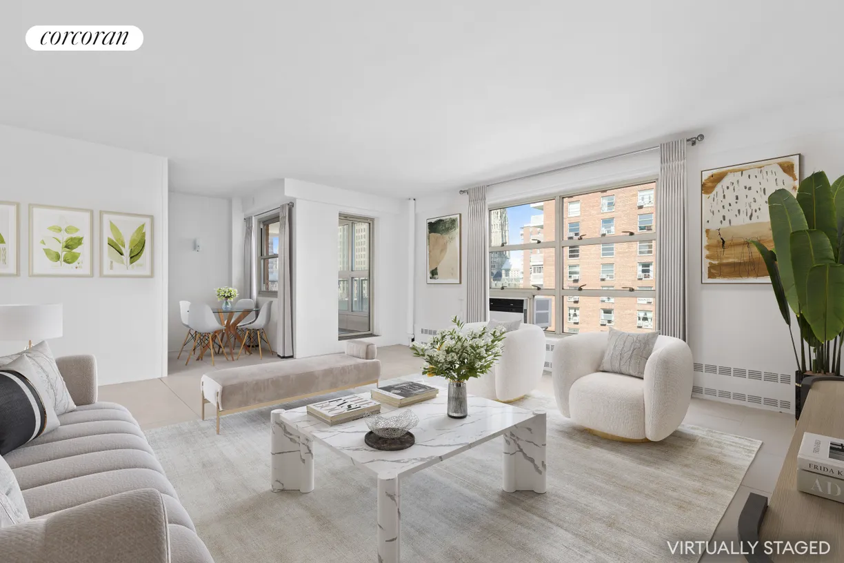 New York City Real Estate | View 70 LaSalle Street, 15H | Living Room