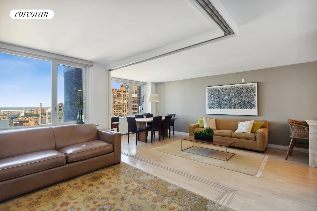 New York City Real Estate | View 322 West 57th Street, 50F | 2 Beds, 2 Baths