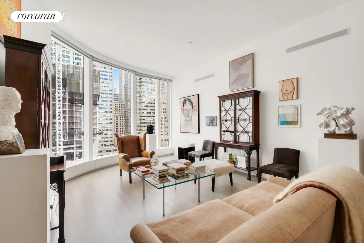 New York City Real Estate | View 50 West Street, 15A | 2 Beds, 2 Baths