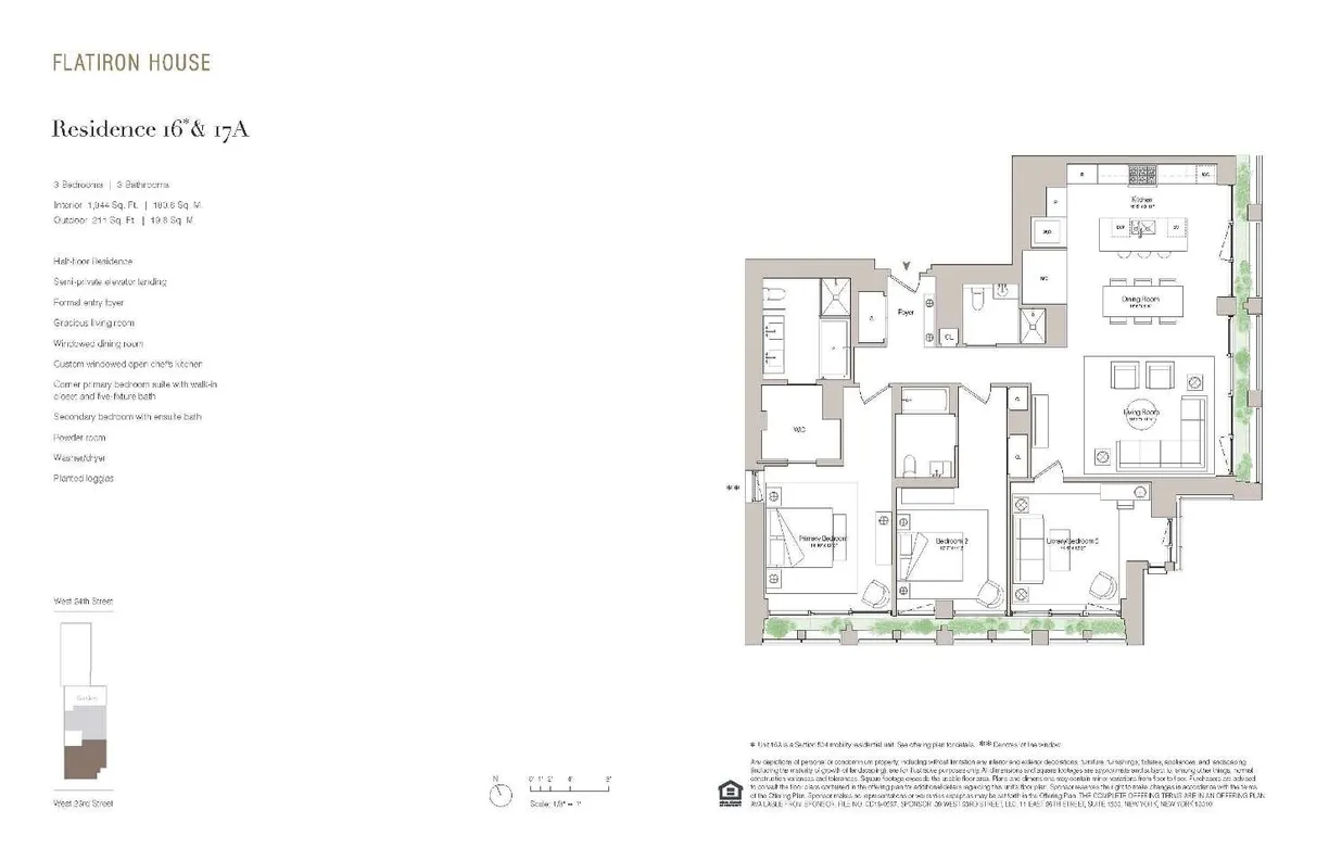 New York City Real Estate | View 39 West 23rd Street, 16A | Floorplan