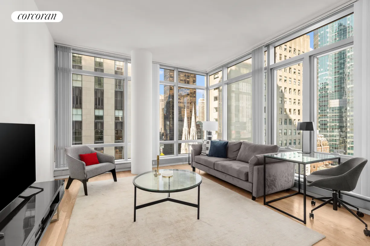 New York City Real Estate | View 18 West 48th Street, 22B | 1 Bed, 1 Bath