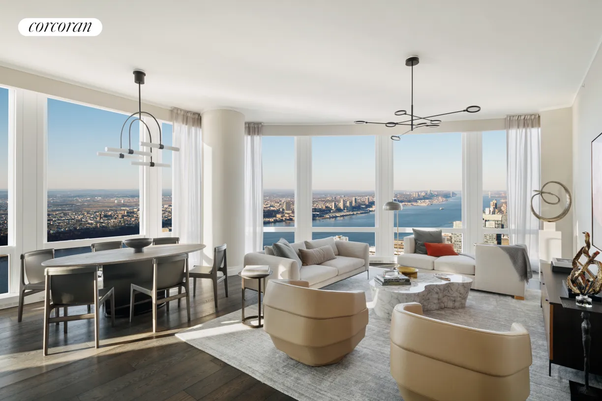 New York City Real Estate | View 35 Hudson Yards, 8502 | 3 Beds, 3 Baths