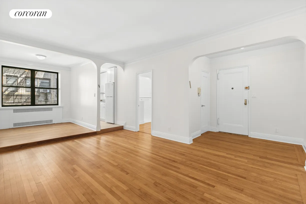New York City Real Estate | View 420 Central Park West, 4F | Alcove Studio/Living Room