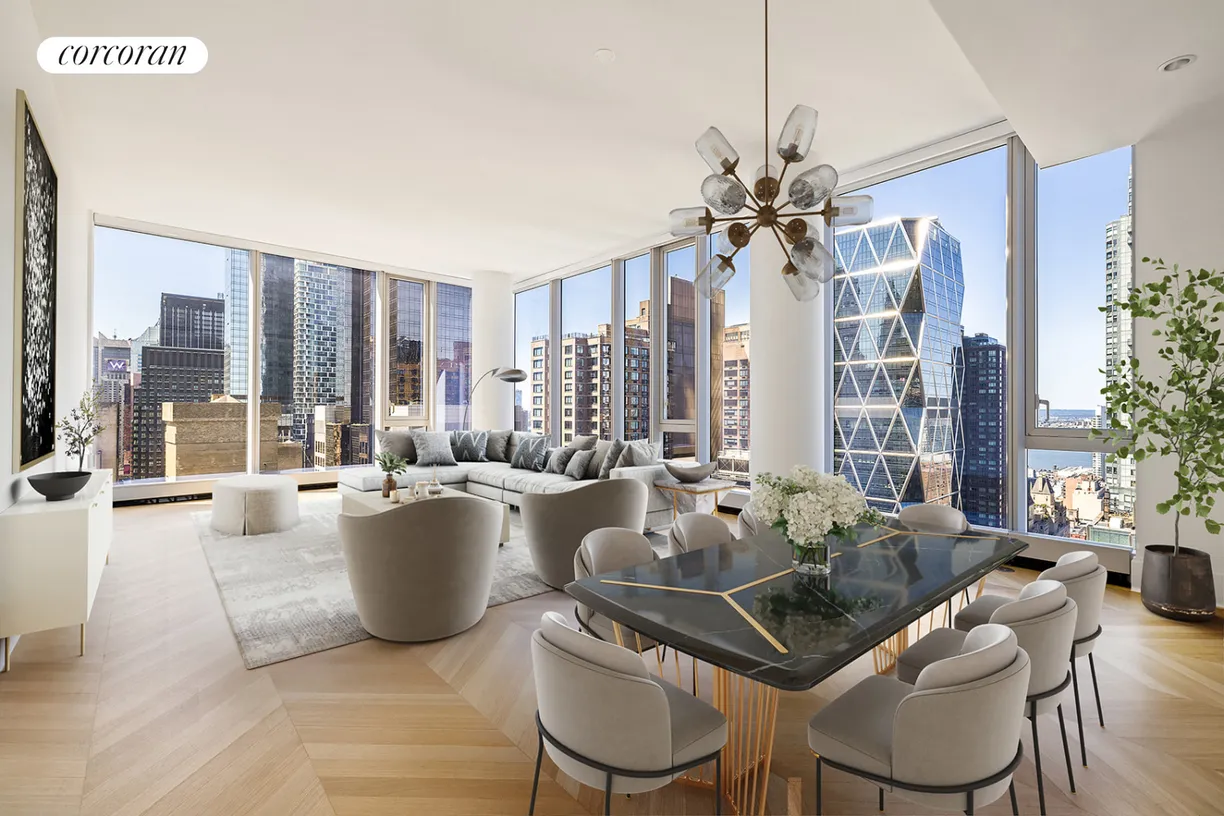 New York City Real Estate | View 217 West 57th Street, 35F | 2 Beds, 2 Baths