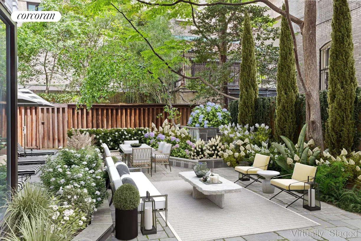 New York City Real Estate | View 812 Fifth Avenue, MAISONETTE | Garden Virtually Staged