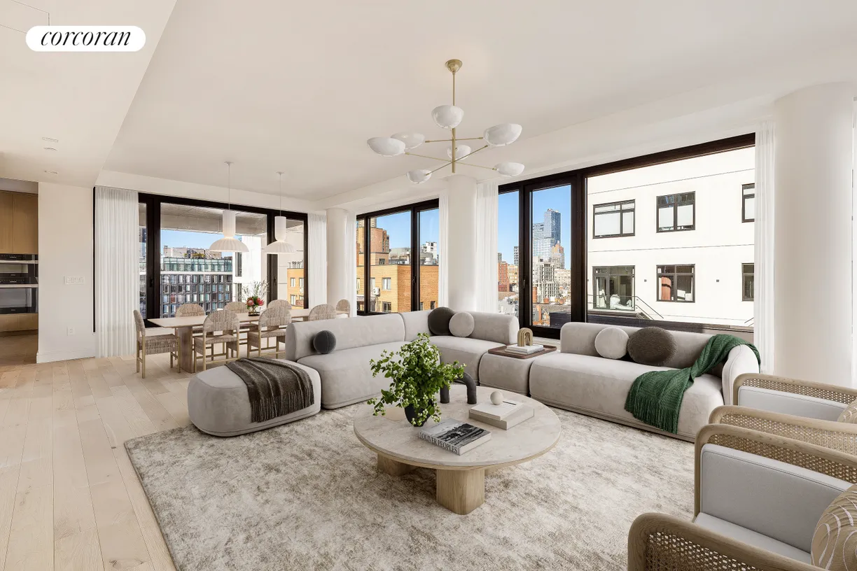 New York City Real Estate | View 428 West 19th Street, 10A | 3 Beds, 3 Baths