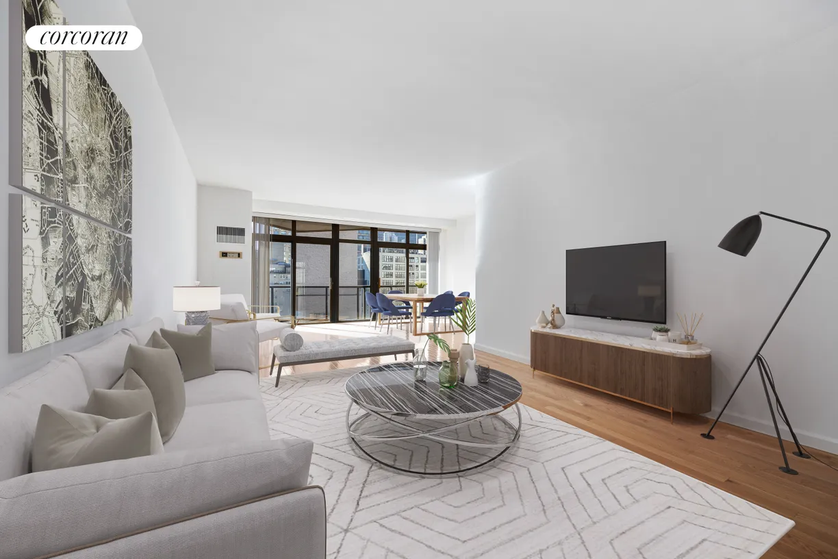 New York City Real Estate | View 100 United Nations Plaza, 20E | 2 Beds, 2 Baths