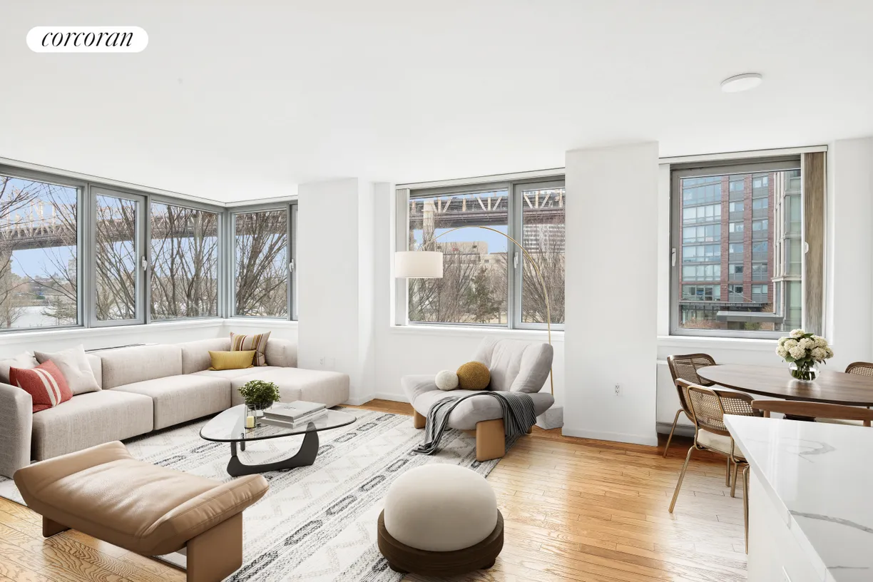 New York City Real Estate | View 425 Main Street, 3P | 2 Beds, 2 Baths