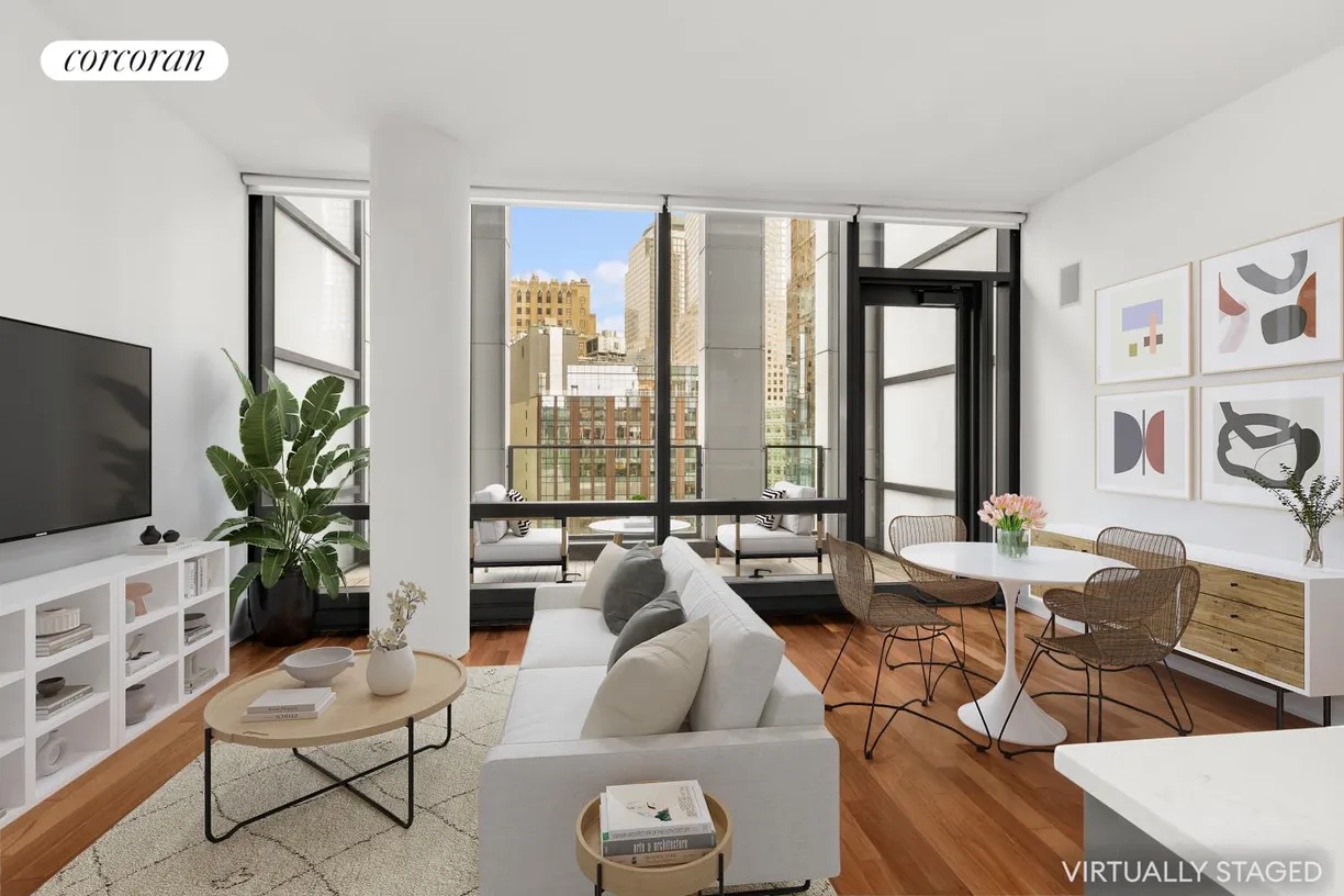 New York City Real Estate | View 99 Warren Street, 9F | 1 Bed, 1 Bath