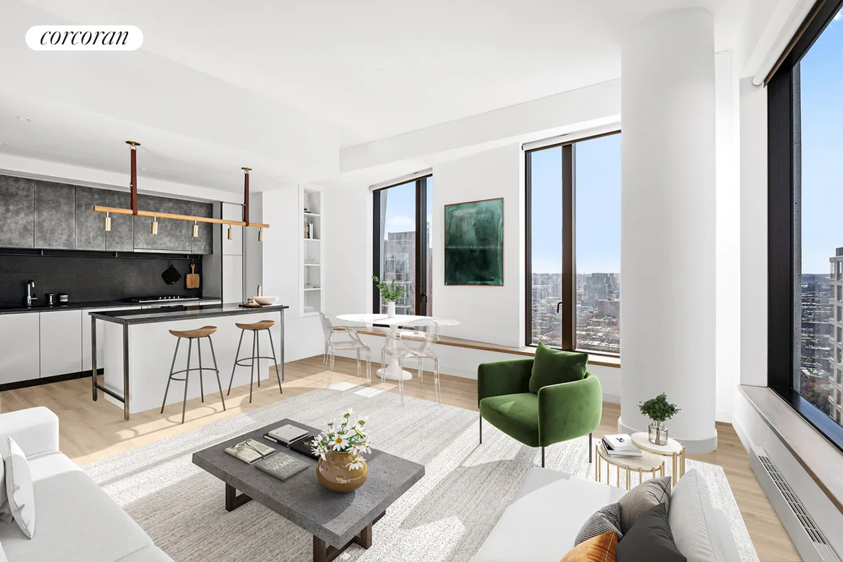 New York City Real Estate | View 11 Hoyt Street, 24J | 2 Beds, 2 Baths
