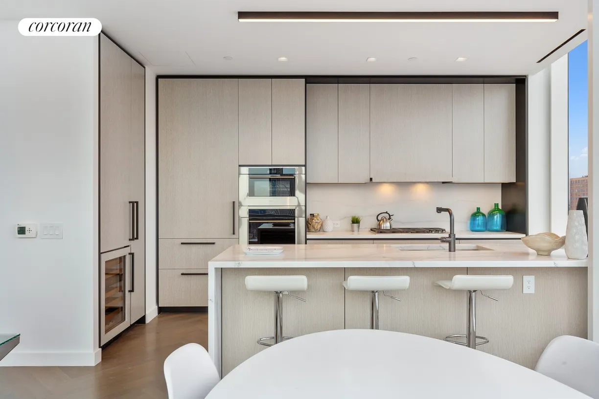 New York City Real Estate | View 111 Murray Street, 34A | Chef Kitchen