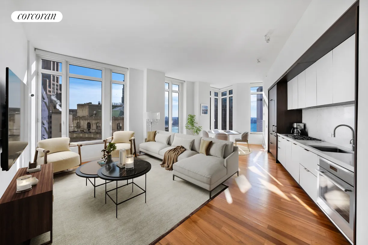 New York City Real Estate | View 15 William Street, 29E | 2 Beds, 2 Baths