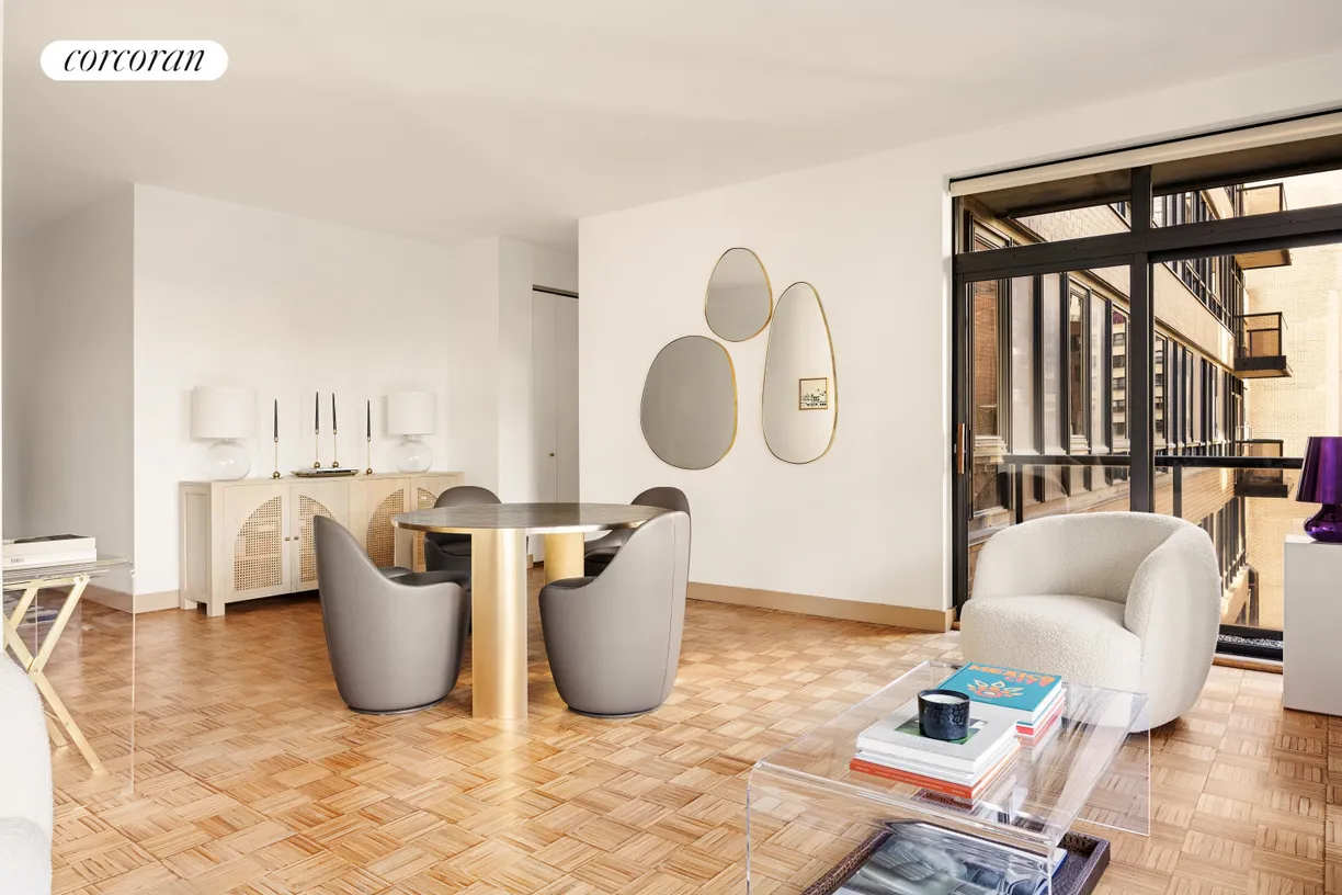 New York City Real Estate | View 100 United Nations Plaza, 7G | Large dining area