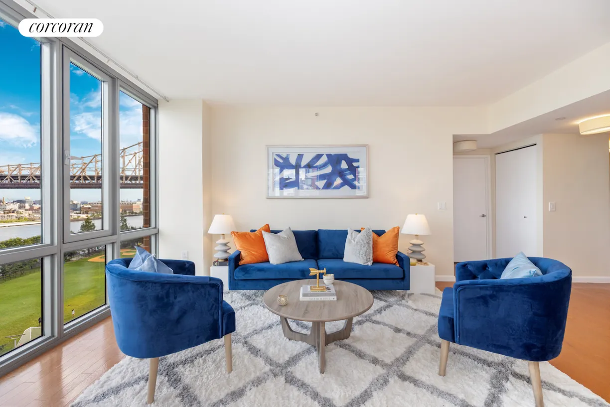 New York City Real Estate | View 425 Main Street, 9S | 2 Beds, 2 Baths