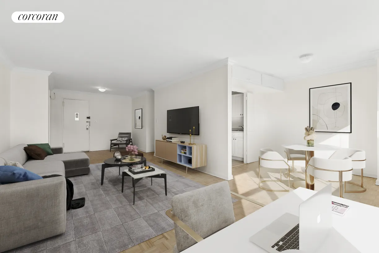 New York City Real Estate | View 15 CHARLES STREET, 7B | Living Room