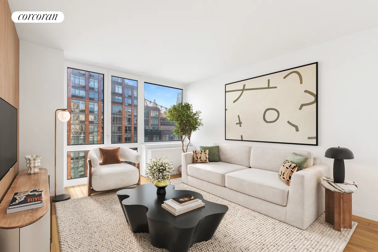 New York City Real Estate | View 415 Main Street, 10E | 1 Bed, 1 Bath