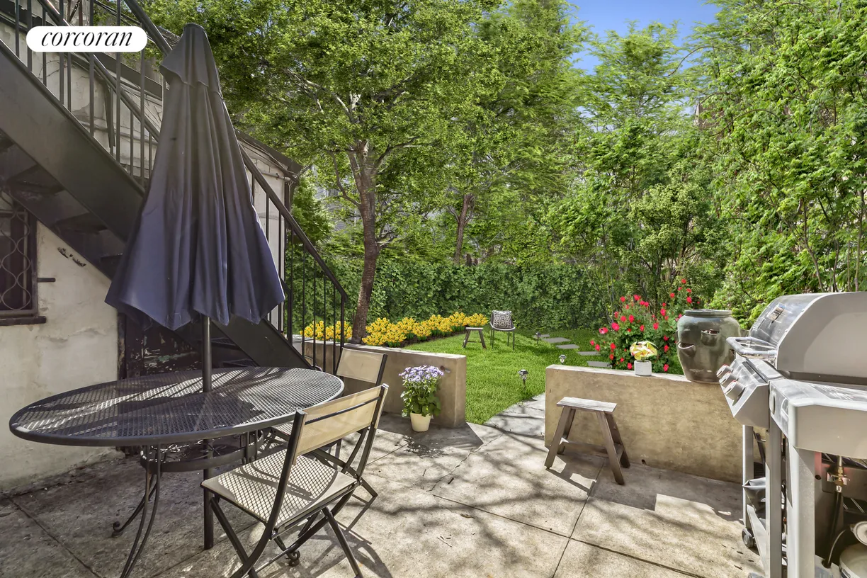 New York City Real Estate | View 124 Kane Street | Private Back Yard