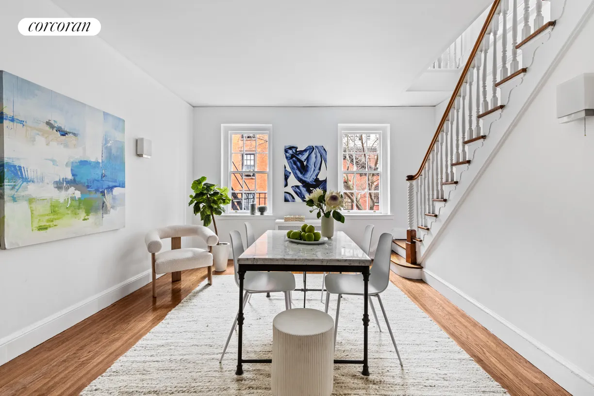 New York City Real Estate | View 184 Columbia Heights, 2B/3B | Formal Dining Room