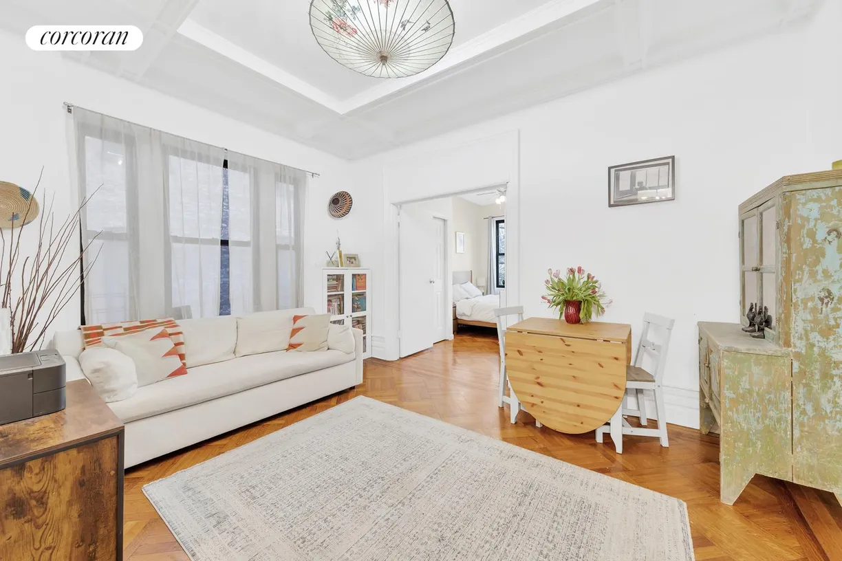 New York City Real Estate | View 147 Prospect Park Southwest, 6 | Living Room