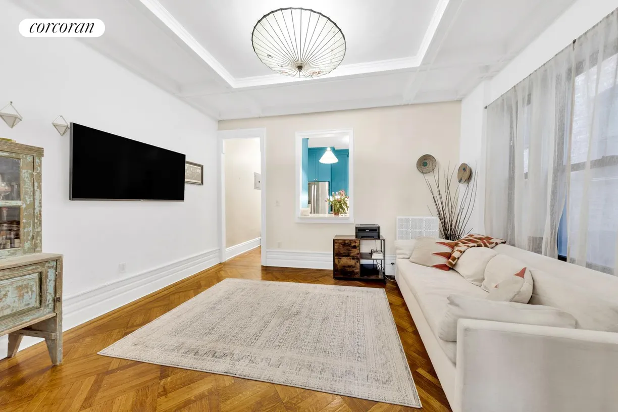 New York City Real Estate | View 147 Prospect Park Southwest, 6 | Living Room