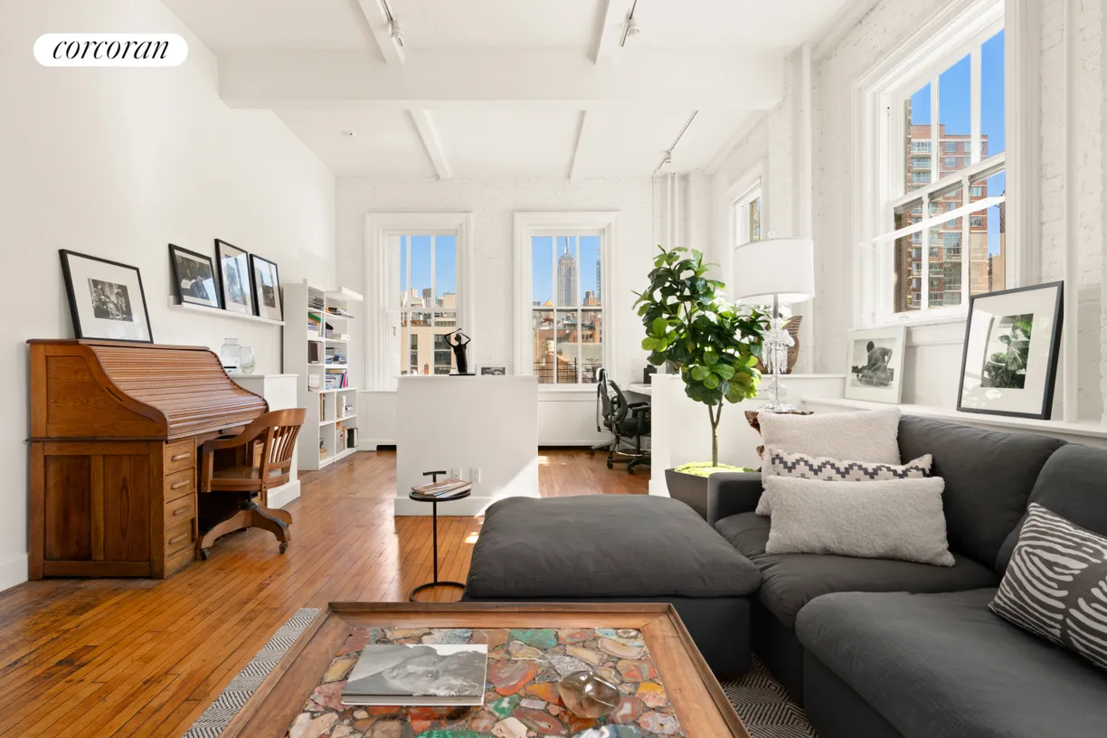 New York City Real Estate | View 43 West 13th Street, 6R | Grand Scale, Great Light & Views