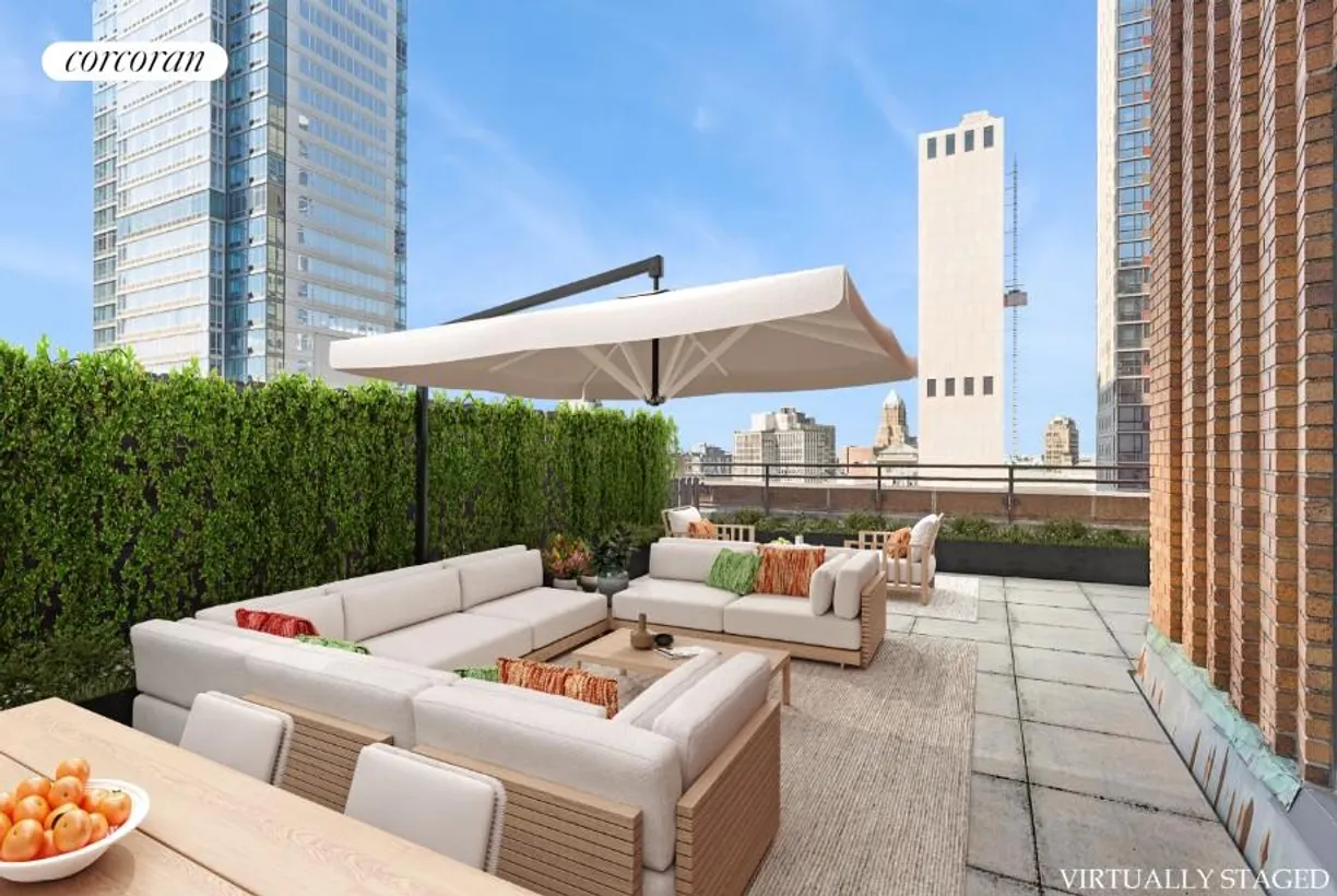 New York City Real Estate | View 365 Bridge Street, 19A | Private Terrace