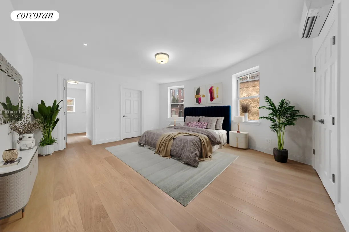 New York City Real Estate | View 34 West 76th Street, 6AB | Large Bedroom with en suite bath