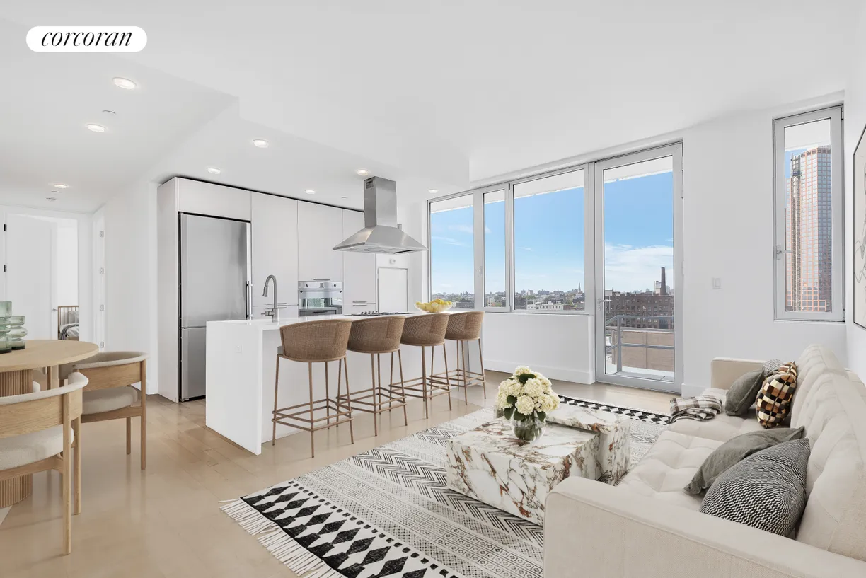 New York City Real Estate | View 5-19 Borden Avenue, 8K | 2 Beds, 2 Baths