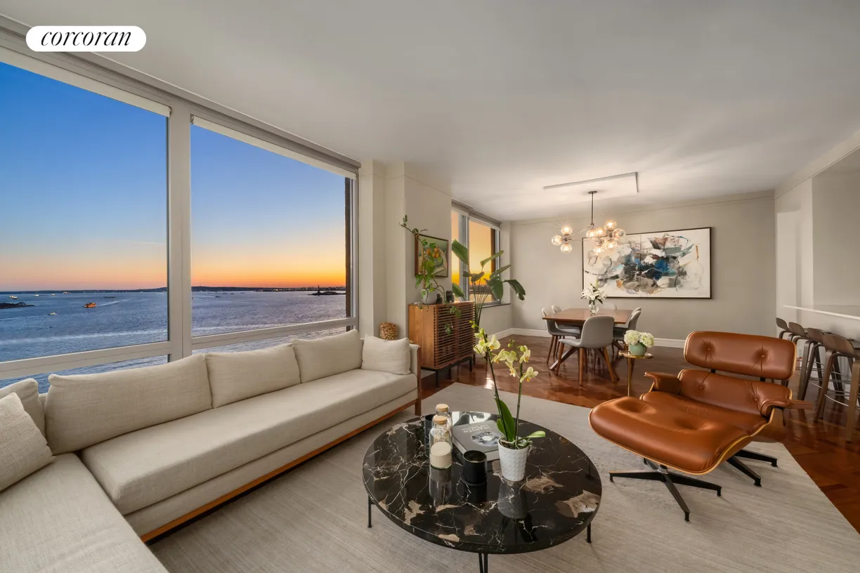 New York City Real Estate | View 10 Little West Street, 22E | 3 Beds, 3 Baths