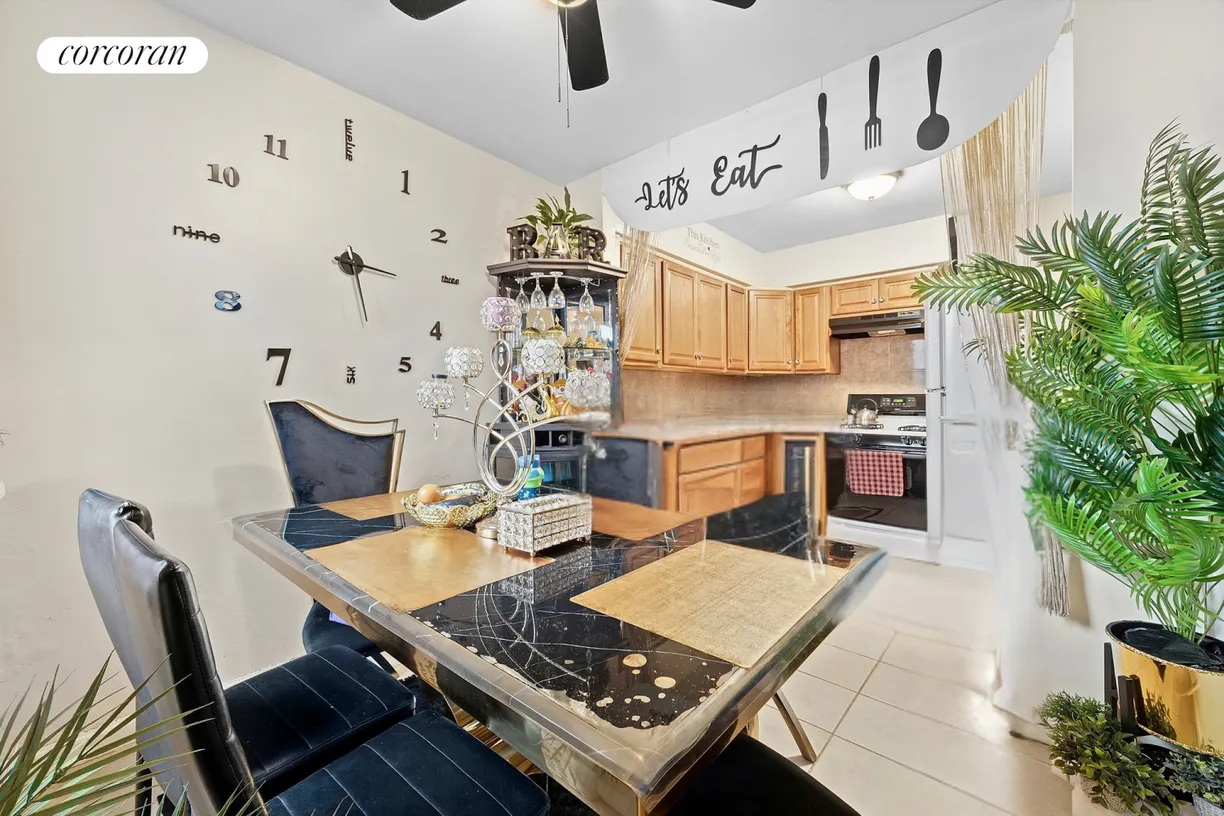 New York City Real Estate | View 10106 Avenue L | 1st Flr/Apt 1 - Dining Area/Kitchen