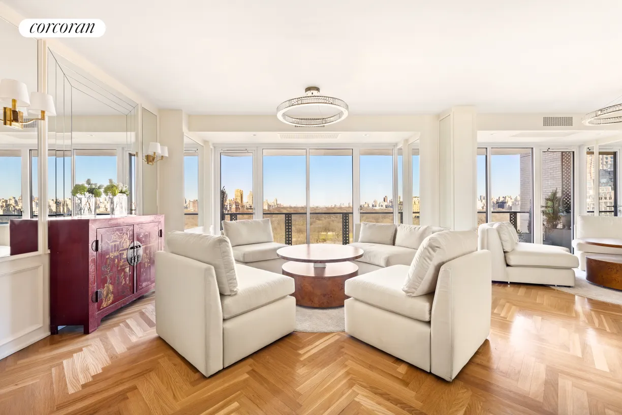 New York City Real Estate | View 210 Central Park South, 17D | Living Room