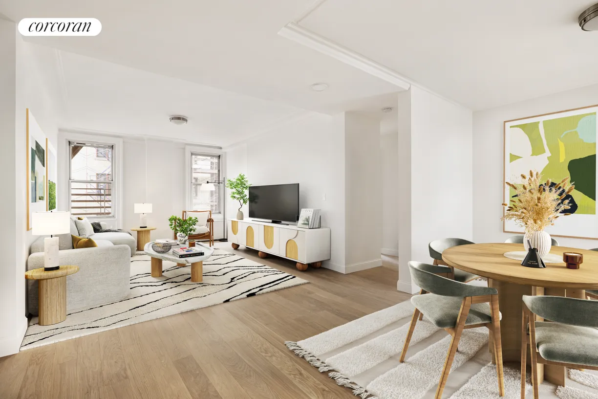 New York City Real Estate | View 251 West 98th Street, 6B | 2 Beds, 1 Bath