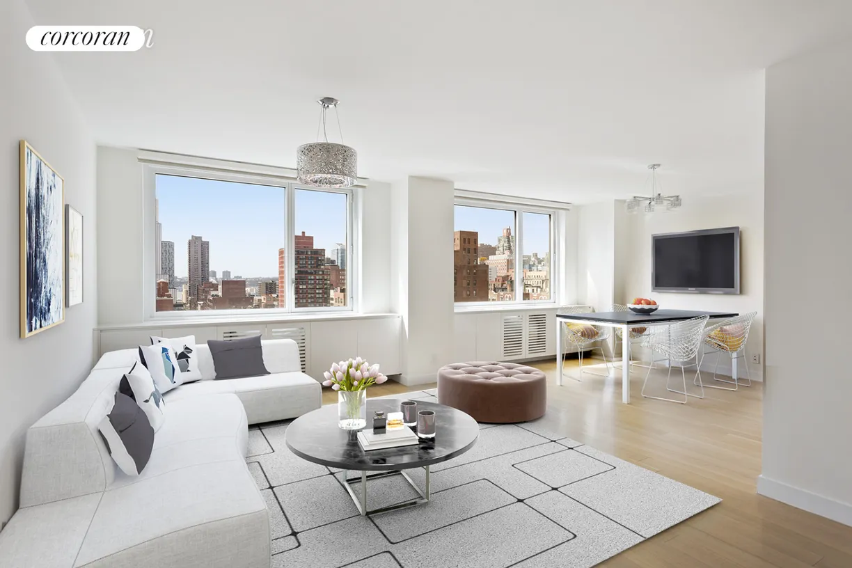 New York City Real Estate | View 301 West 53rd Street, 13E | 2 Beds, 2 Baths