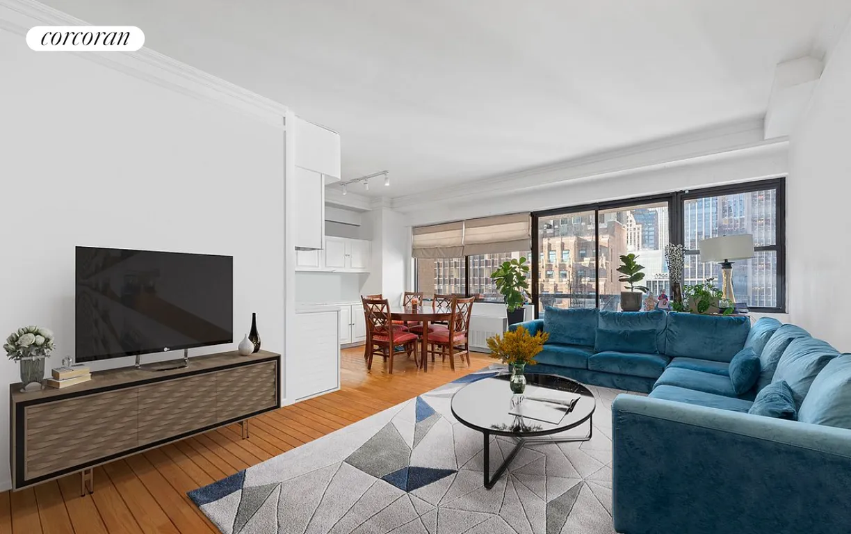 New York City Real Estate | View 58 West 58th Street, 19E | 2 Beds, 2 Baths