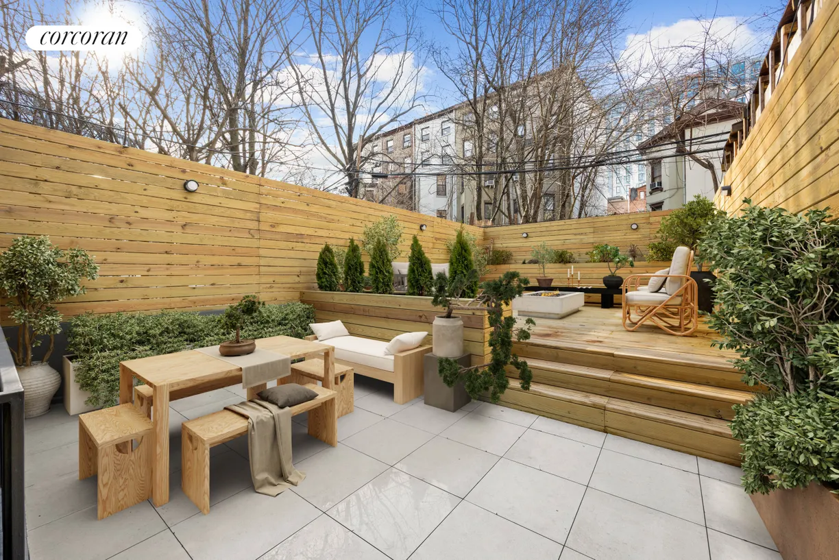 New York City Real Estate | View 1118 Fulton Street, 1R | Lush backyard