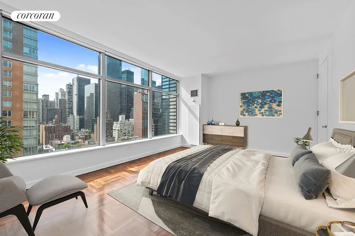 New York City Real Estate | View 250 East 54th Street, 16A | Bedroom