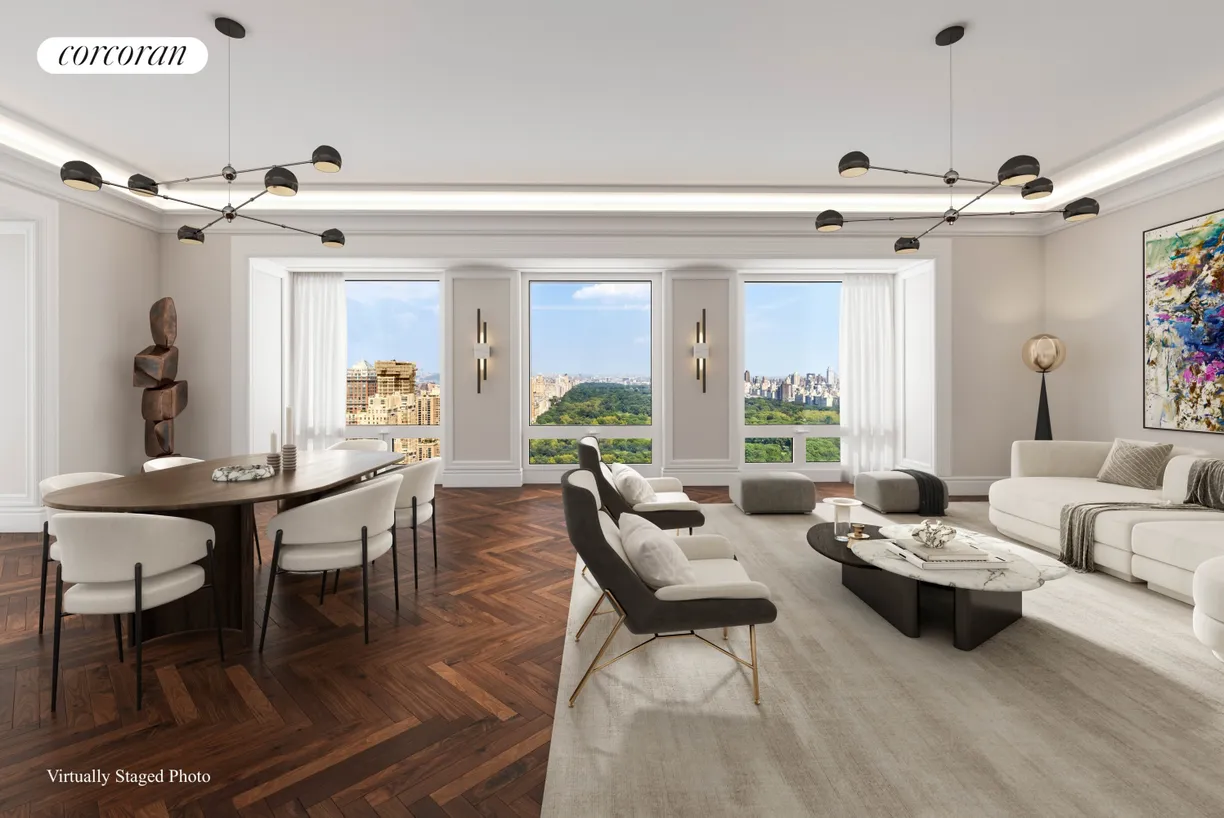 New York City Real Estate | View 220 Central Park South, 43A | 3 Beds, 3 Baths