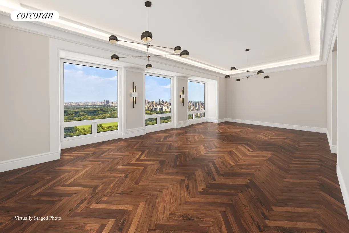 New York City Real Estate | View 220 Central Park South, 43A | Living Room