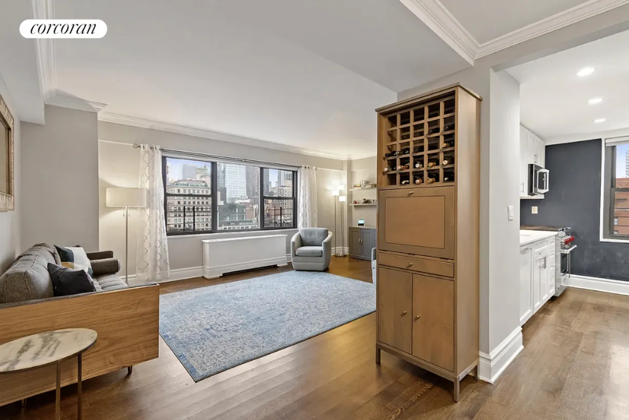 New York City Real Estate | View 201 EAST 25TH STREET, 19D | Foyer to LR/DR/Kitchen